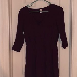 Maroon H&M dress